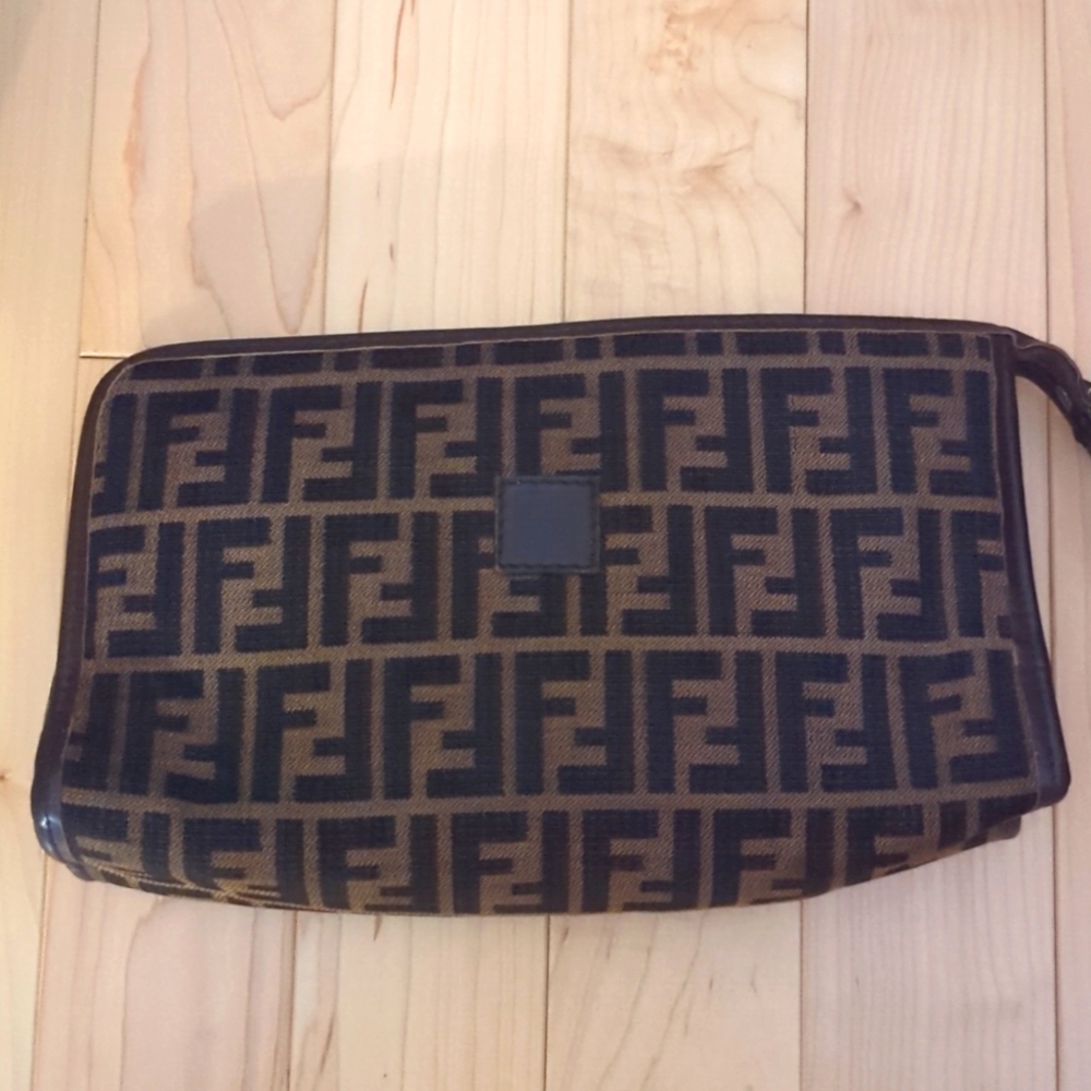 Authentic Vintage Fendi Large Vanity pouch